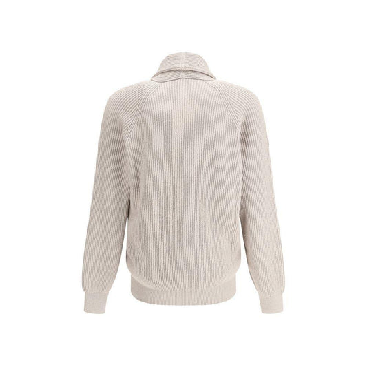 Brunello Cucinelli Ribbed Cardigan BR-MNI708606C2438-IT46 | S