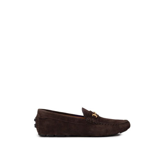 Bally Brown Leather Moccassin BA-9377664-10.5