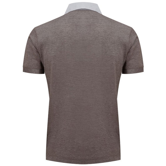 Corneliani Bicolor Cotton Shortsleeve CO-849066620044667-IT50 | L