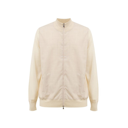 Gran Sasso Beige Wool T-Shirt GR-9498672-IT50 | L