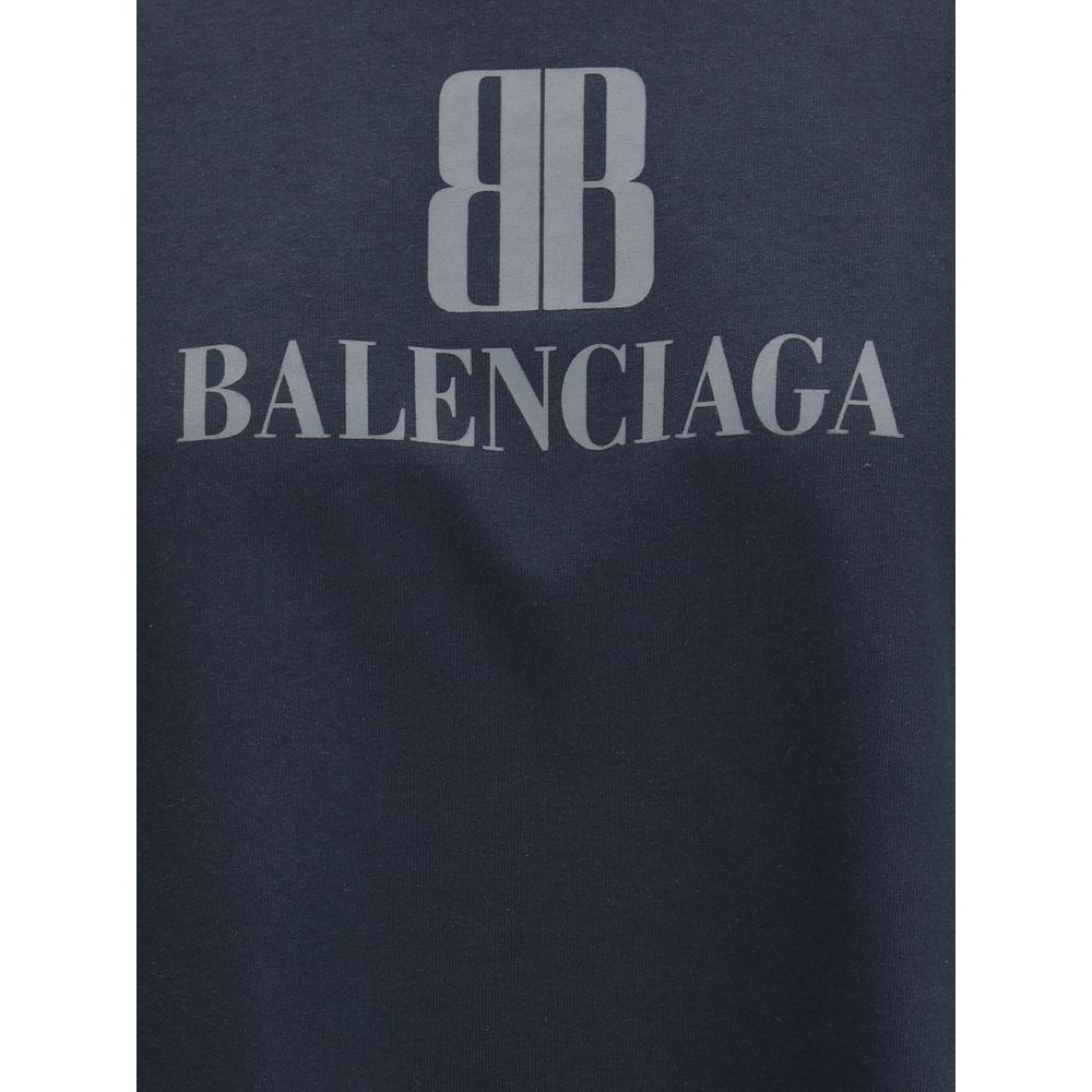 Balenciaga Black Cotton T-Shirt
