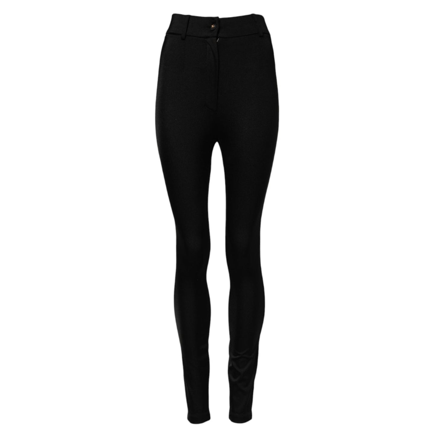 Dolce & Gabbana Black High Waisted Skinny Leggings Pants