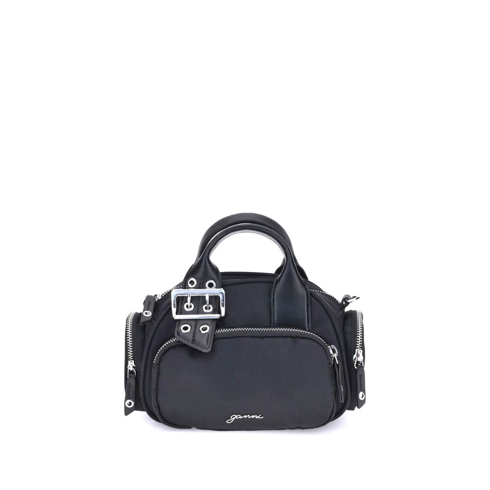 Ganni Black Nylon Shoulder Bag