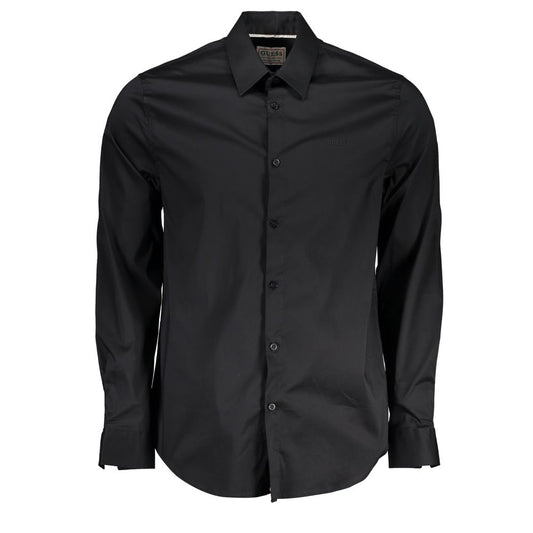 Guess Jeans Black Cotton Shirt GU-27964-S