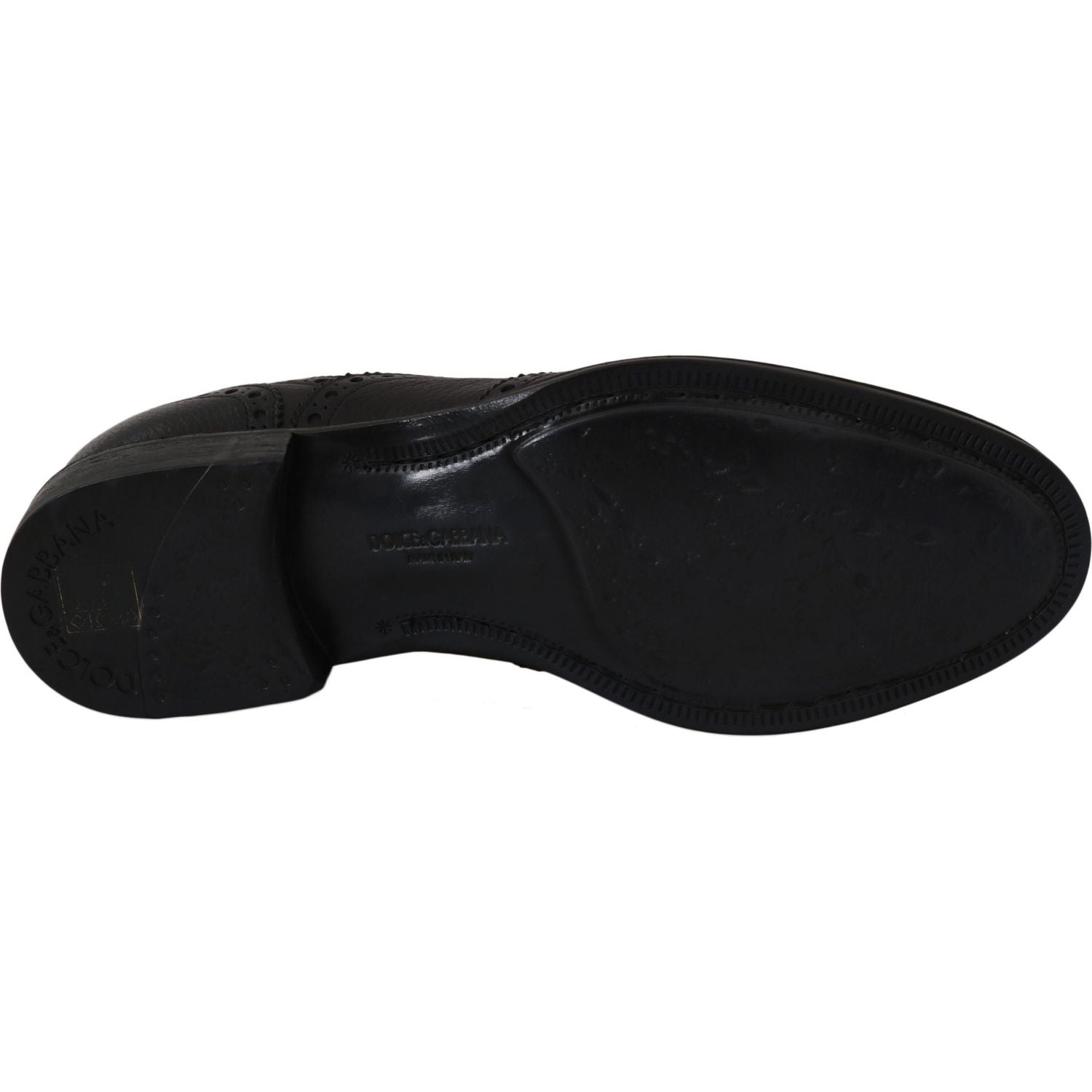 حذاء ديربي أنيق باللون الأزرق الداكن من دولتشي آند غابانا