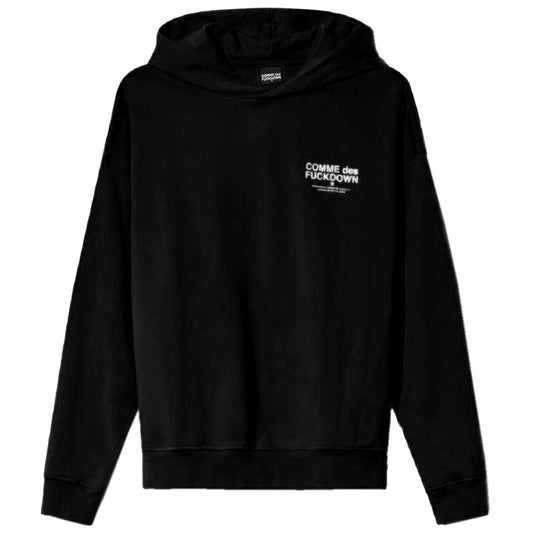 Comme Des Fuckdown Black Cotton Sweater CO-15720-XS