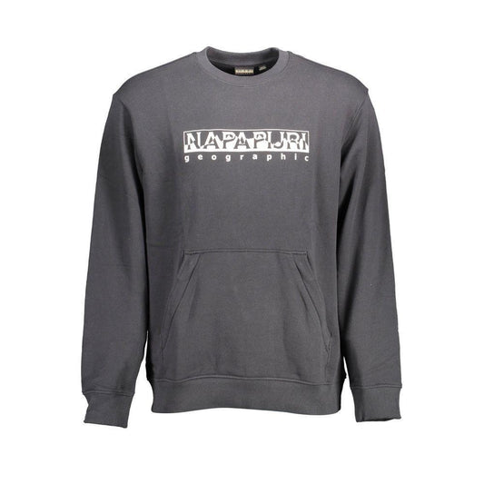 Napapijri Black Cotton Sweater NA-11363-S