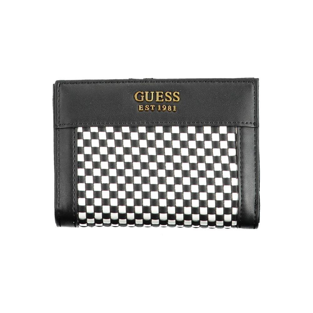 Guess Jeans Black Polyethylene Wallet