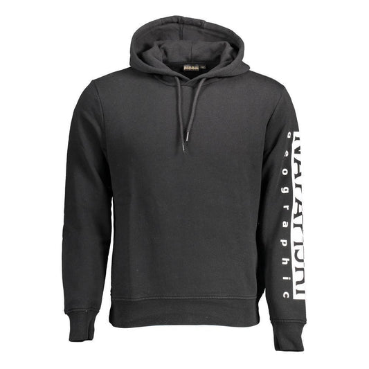 Napapijri Black Cotton Sweater NA-14610-XL
