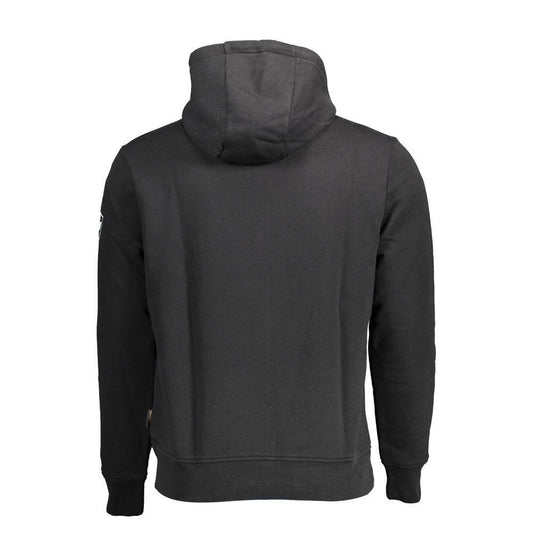 Napapijri Black Cotton Sweater NA-14610-XL