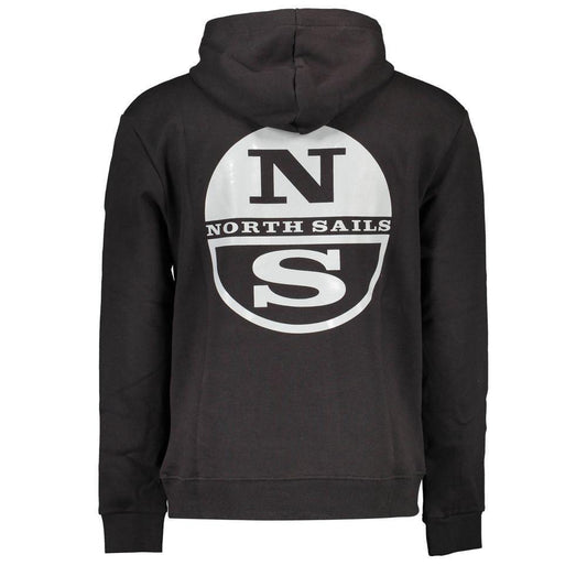 North Sails Black Cotton Sweater NO-16045-XL