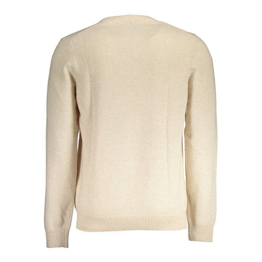 Lyle & Scott Beige Wool Sweater LY-17722-S