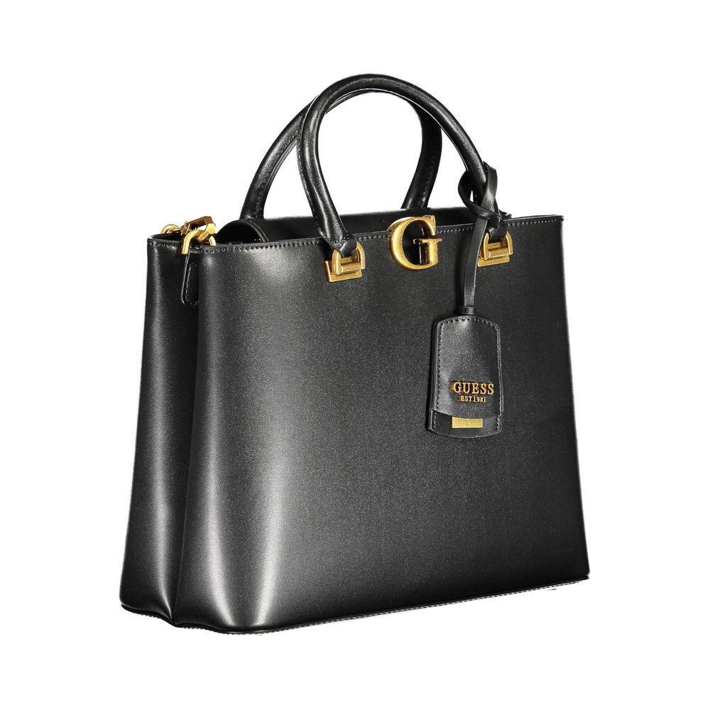 Guess Jeans Black Polyethylene Handbag GU-17516