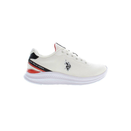 U.S. POLO ASSN. White Polyester Sneaker US-19411-EU43/US10