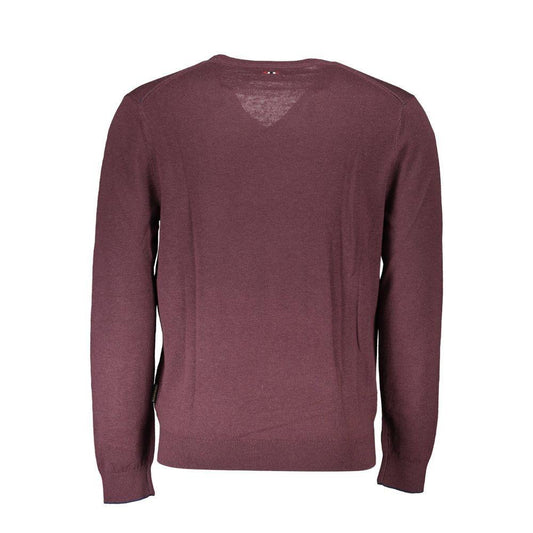 Napapijri Red Wool Sweater NA-21708-XS