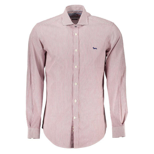 Harmont & Blaine Red Cotton Shirt HA-23713-XXL