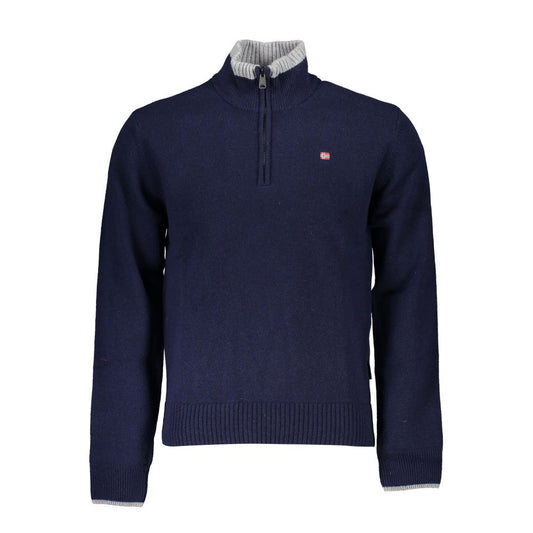 Napapijri Blue Fabric Sweater NA-25273-S