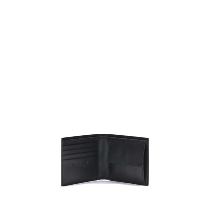 Dsquared² Black Calf Leather Bos Taurus Wallet