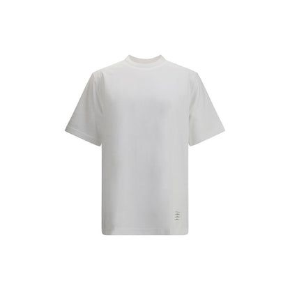 Thom Browne White Cotton T-Shirt