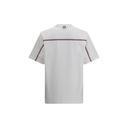 Thom Browne White Cotton T-Shirt