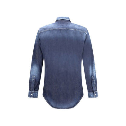 Dsquared² Blue Denim Shirt