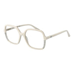 Guess White Women Glasses Frame in acetate, full-rim square style with white color, size 53-17-140. Includes branded case, demo lenses.