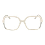 Alt Tag: Guess White Women Glasses Frame in white acetate, full-rim square style, 53mm width, with spring hinges and branded case included.