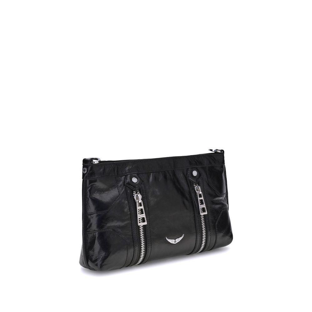 Front view with bag zipped and handles upright.