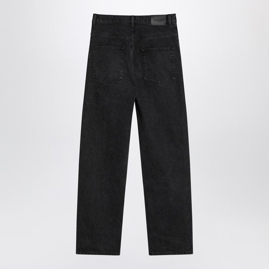 Saint Laurent Black Carrot-Fit jeans with a washed effect 824083Y06CA/Q_YSL-1319_311