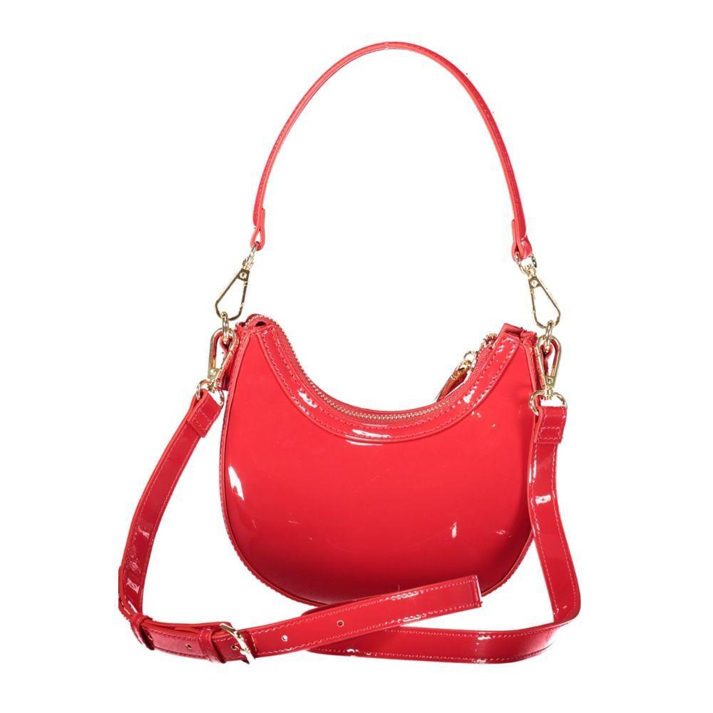 Front view with bag zipped and handles upright.