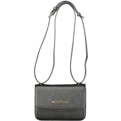 Mario Valentino Black Polyethylene Women Handbag with adjustable strap