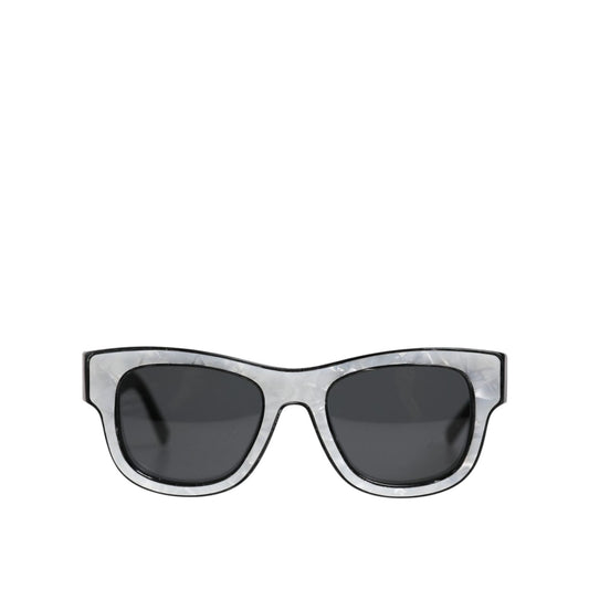 Dolce & Gabbana Pearl White Acetate Frame Domenico Shade Sunglasses GLA1352