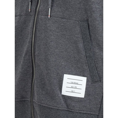 Thom Browne Gray Cotton Sweatshirt
