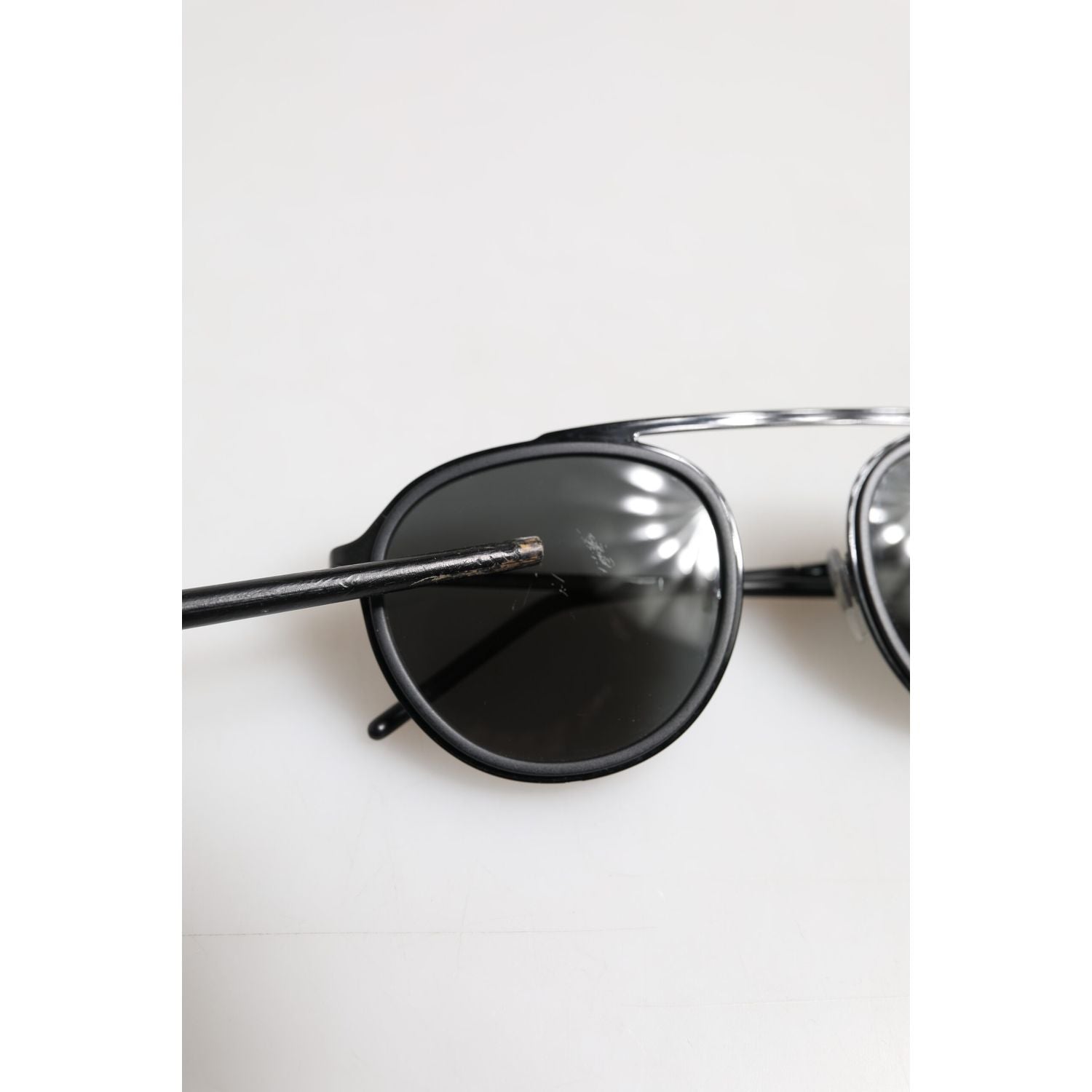 Dolce & Gabbana Black Metal Frame Round DG2276 Eyewear Shades Sunglasses