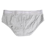 Dolce & Gabbana Gray Cotton Stretch Regular Brief Underwear BIK1685-3