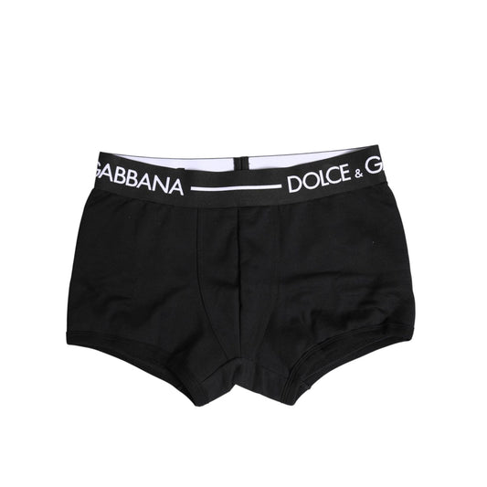 Dolce & Gabbana Black Cotton Stretch Regular Boxer Underwear BIK1722-4