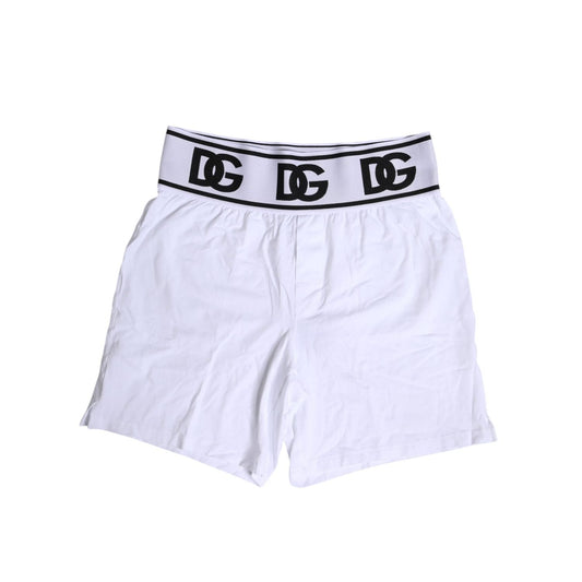 Dolce & Gabbana White Cotton Stretch Regular Boxer Underwear BIK1731-5