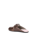 Miu Miu Leather Sabot Loafers MI-5D455EF0053F33F0038-EU38.5/US8.5