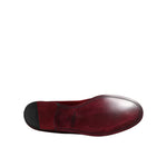 Dolce & Gabbana Red Cotton Velvet Slip On Loafers Formal Shoes MV7568-42