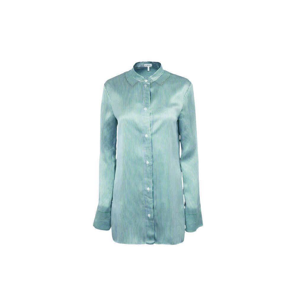 Loewe Silk Blend Striped Shirt LO-8824247845076-42