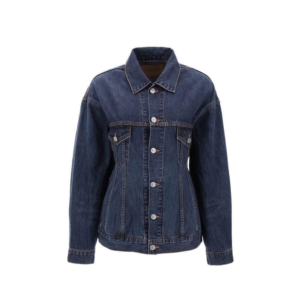 Balenciaga 'Hourglass' Denim Jacket BA-8735207850196-42