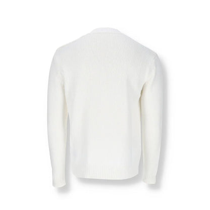Balmain White Cotton Sweatshirt