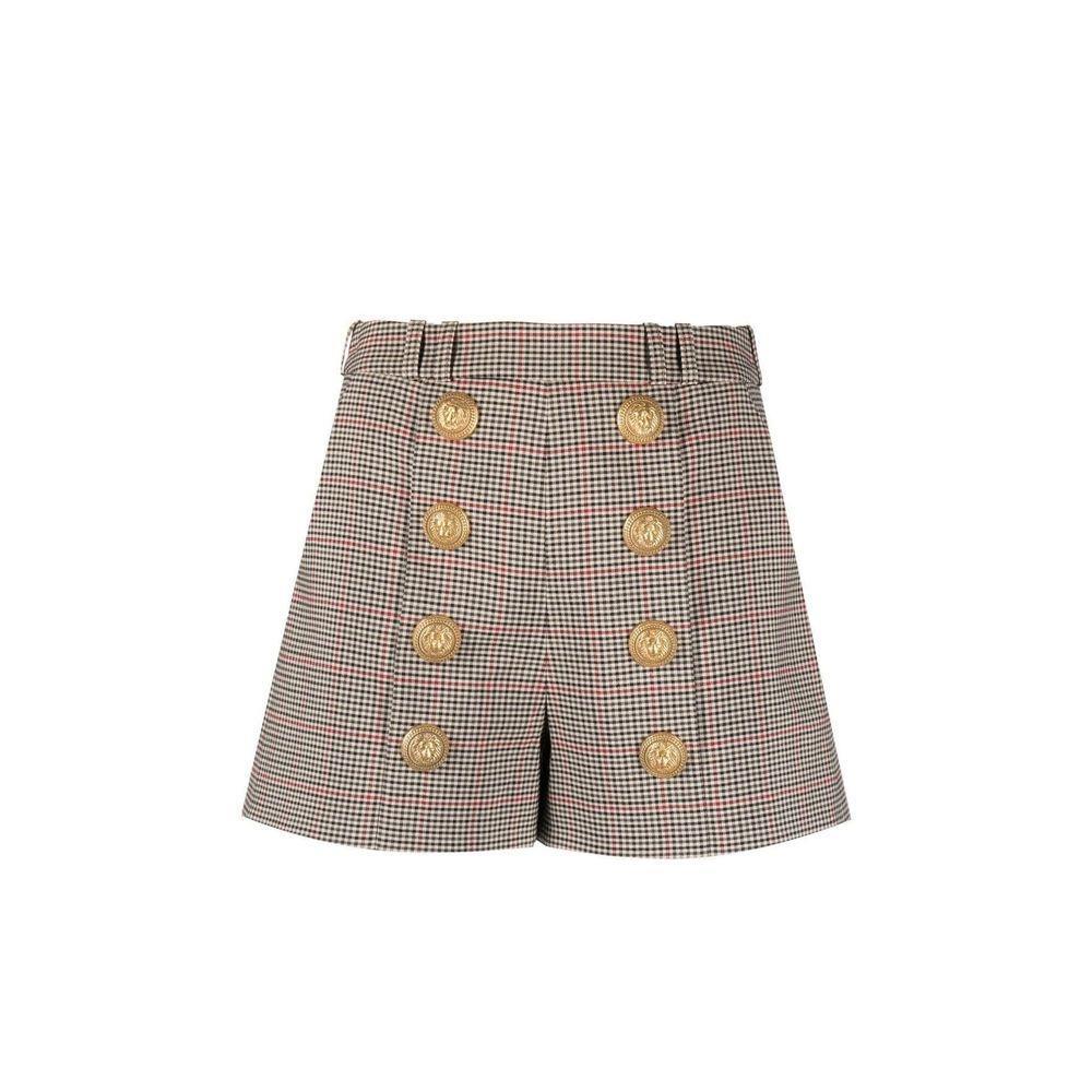 Balmain Houndstooth Shorts BA-8735236358356-36