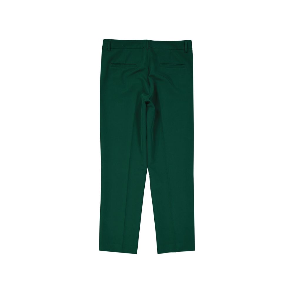 BLANCA VITA Green Elastane Cropped Pants