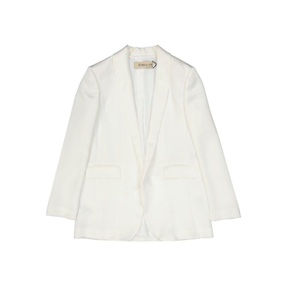 BLANCA VITA Satin Effect Jacket BL-8735248613588-40