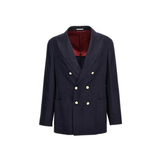 Brunello Cucinelli Linen And Wool Jacket BR-8735282823380-IT54 | XL