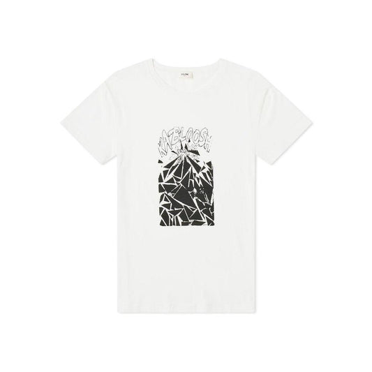 Celine Printed Cotton T-Shirt CE-8735317065940-S