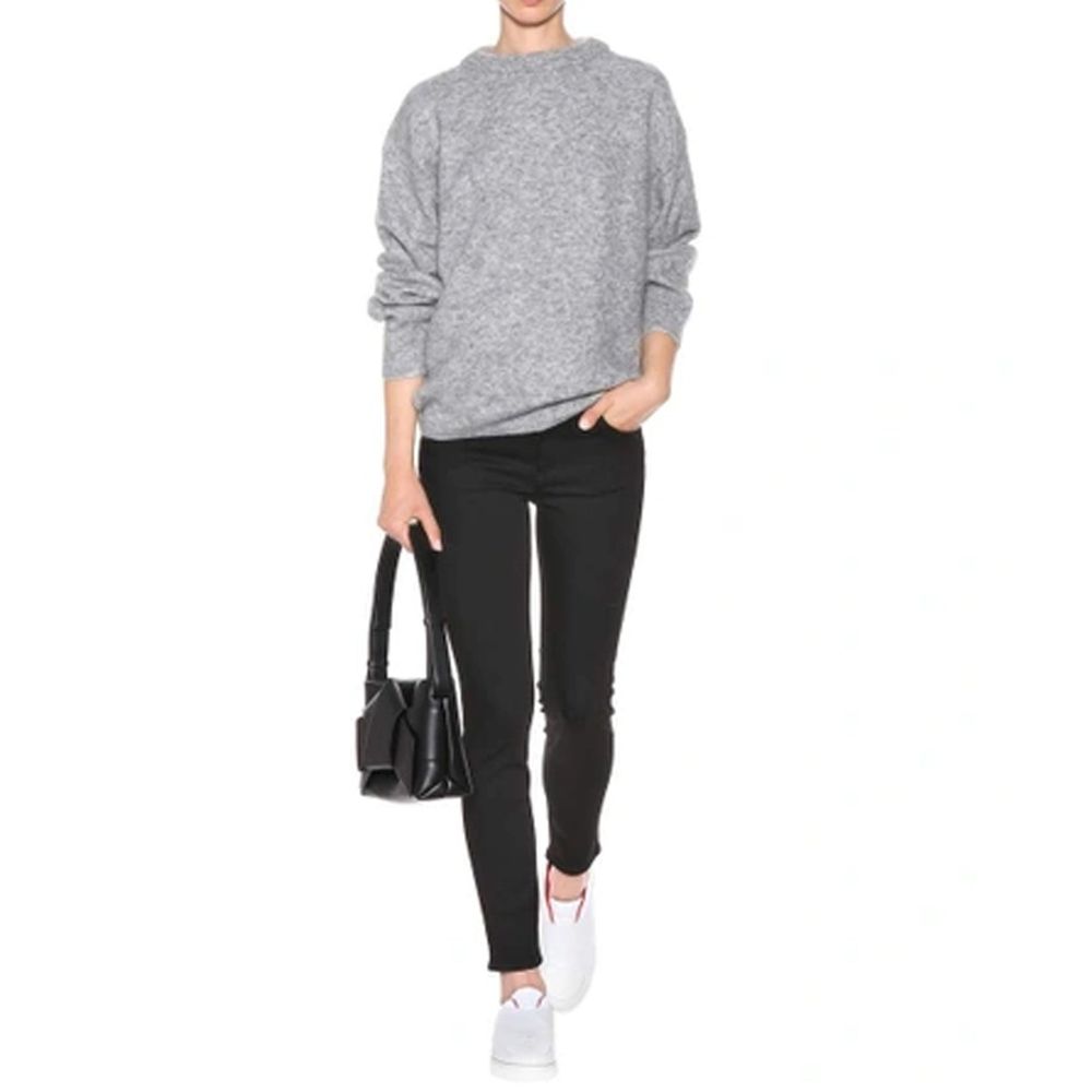 Acne Studios Black Cotton Skinny Jeans