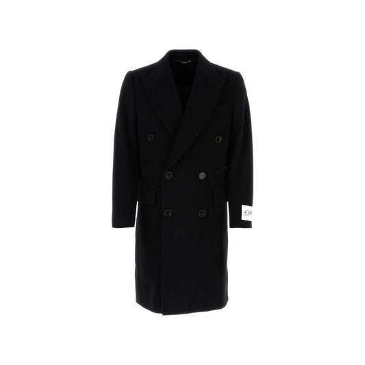 Dolce & Gabbana Double-Breasted Wool Coat DO-8735408652500-IT46 | S