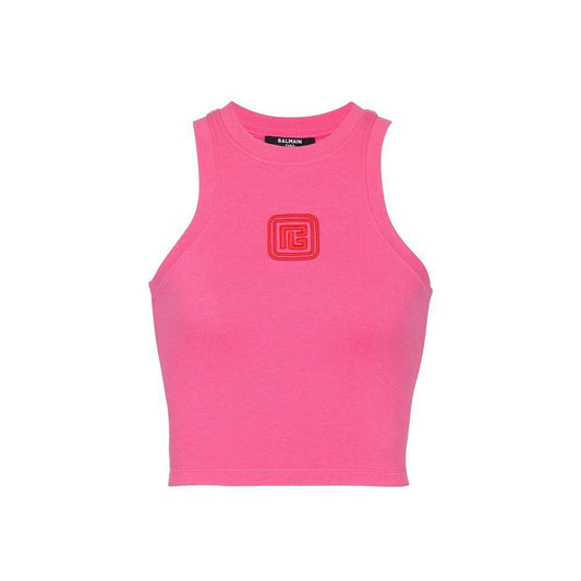 Balmain Cropped Tank Top BA-8776392605908-S